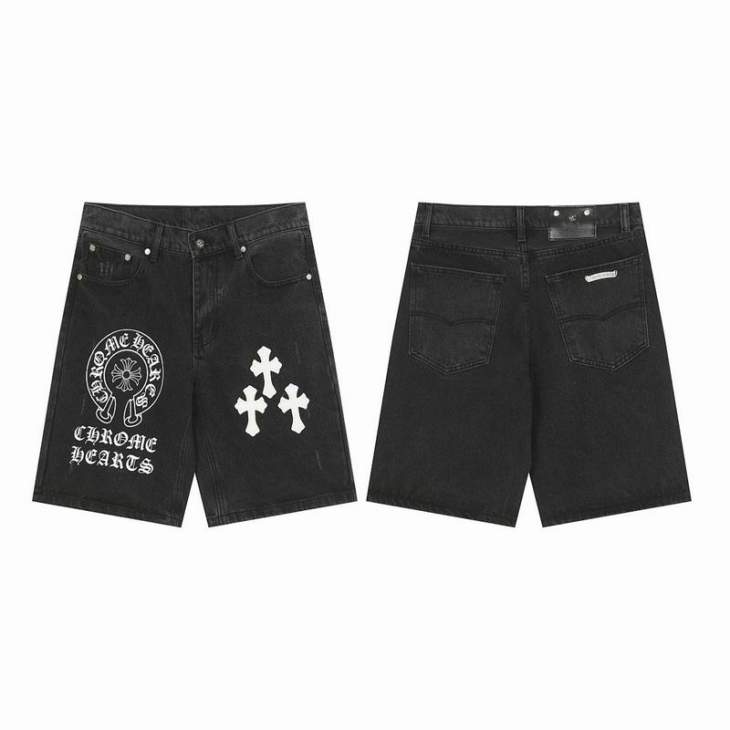 Picture of Chrome Hearts Jeans Short _SKUChromeHeartssz28-36oftx99898898